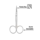 Tijera manicure 3-1/2', punta fina, PRETUL 2