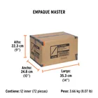 Imán extensible de acero inoxidable, 1.5 kg, TRUPER 7