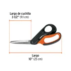 Tijera 10' multiusos, de acero inoxidable, EXPERT 3