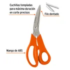 Tijera 8' multiusos,cuchilla dentada,acero inoxidable,TRUPER 2