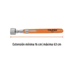 Imán extensible de acero inoxidable, 3.6 kg, TRUPER 3