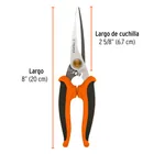Tijera 8' multiusos, Comfort Grip, acero inoxidable, TRUPER 3