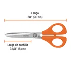 Tijera 8' para oficina, de acero inoxidable, TRUPER 3