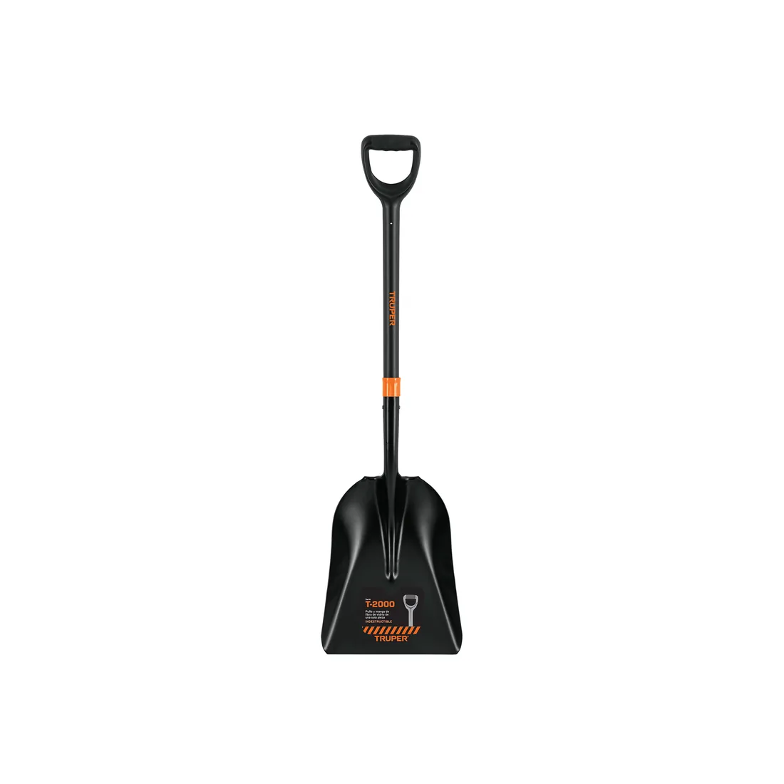 Pala carbonera T-2000, puño 'Y' mango fibra de vidrio TRUPER