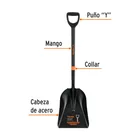 Pala carbonera T-2000, puño 'Y' mango fibra de vidrio TRUPER 2