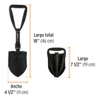 Pala plegable de 18', TRUPER 3