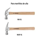 Mango para martillos de uña MA-16 y MAR-16, 13-1/2', TRUPER 3
