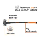 Marro demoledor 10 lb, mango fibra de vidrio 36', TRUPER 2