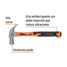 Martillo cabeza cónica 29 mm uña curva, mango fibra vidrio 2