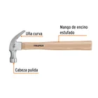 Martillo pulido, 16 oz, uña curva, mango madera, TRUPER 2