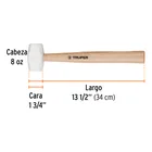 Mazo de hule 8 oz, TRUPER 3