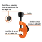 Cortador de tubo de cobre 1/8' a 1-1/8' cuchilla 17mm,Truper 2