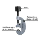 Cortador de tubo de cobre 1/8' a 1-1/8' cuchilla 17mm PRETUL 2