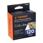 Rollo de 5 m de lija para plomero grano 120 ancho 1-1/2' 3