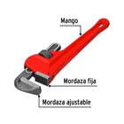 Llave stilson 12' cuerpo de hierro maleable, PRETUL 2