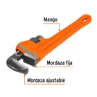 Llave stilson 10' cuerpo robusto de hierro dúctil, TRUPER 2