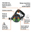 Cortadora para azulejos, 4-1/2', 1500W, TRUPER INDUSTRIAL 6