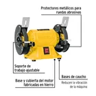 Esmeril de banco de 5' de 1/6 HP (120 W), PRETUL 2