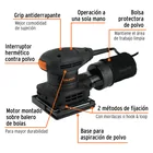 Lijadora orbital 1/4 hoja, 300W, TRUPER INDUSTRIAL 2