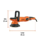 Pulidora doble acción 6', 900W, TRUPER PRO 3