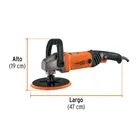 Pulidora rotativa 7', 1200W, TRUPER PRO 2
