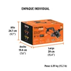 Sierra ranuradora de concreto 5', 1500 W, TRUPER PRO 3