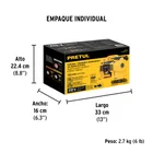Inflador/soplador para auto, 20V, 1 batería 2Ah, PRETUL 6