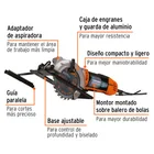 Sierra circular compacta 4-1/2', 750W, TRUPER PRO 4