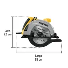 Sierra circular 7-1/4', 1200W, PRETUL 2