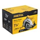 Sierra circular 7-1/4', 1200W, PRETUL 3