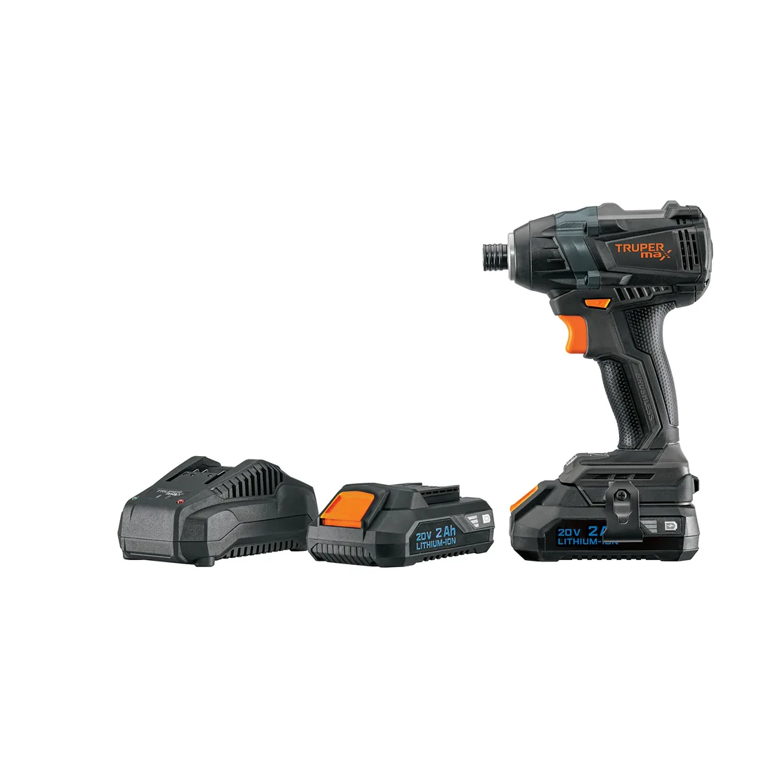 Destornillador de impacto, 20V, 2 baterías 2Ah, MAX