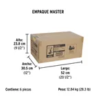 Destornillador de impacto 1/4', 20V, 1 batería 2Ah, PRETUL 6