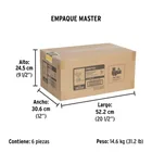 Llave de impacto 1/2', 20V, 155 lb/ft, 1 batería 4Ah, PRETUL 6