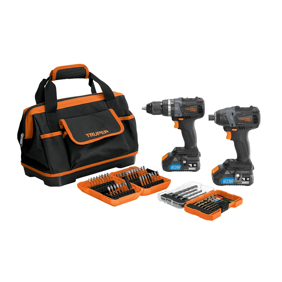 Combo rotomartillo y destornillador de impacto, 20V, MAX