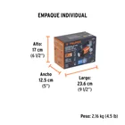 Inflador portátil 12 V para auto, con linterna LED, TRUPER 8