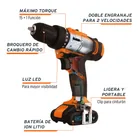 Taladro/destornillador 3/8', 12V, 1 batería 2Ah, PRO 2