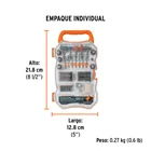 Kit accesorios para herramienta rotativa, 121 piezas, TRUPER 4