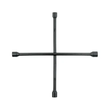 Llave de cruz 18', acabado negro mate, PRETUL