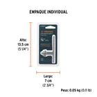 Llave para broquero de 1/2', TRUPER 4