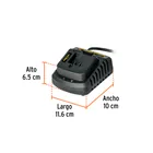 Cargador de baterías de ion litio 20V, PRETUL 2