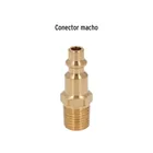Conector rápido de latón, macho, cuerda 1/4' NPT, TRUPER 2