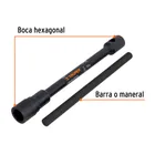 Llave de artillería 33 mm X 3/4' boca hexagonal, TRUPER 2