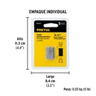 Cople de acero, hembra-hembra, cuerda 1/4' NPT, PRETUL 4