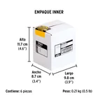 Cople de acero, hembra-hembra, cuerda 1/4' NPT, PRETUL 5