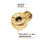 Cabeza infladora de llantas, macho, cuerda 1/4' NPT, TRUPER 2