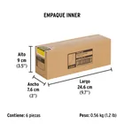 Inflador de cabeza doble, cuerda 1/4' NPT, PRETUL 6
