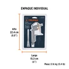 Pistola de aluminio para sopletear, boquilla ext 4',TRUPER 4