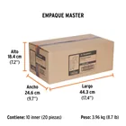 Pistola de aluminio para sopletear, boquilla ext 4',TRUPER 6