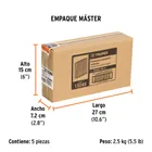Caja con 5000 grapas corona 3/8' calibre 22, 13mm p/ENNE-70 7