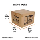 Cubierta para autos medianos, 1.8 x 5.0 x 1.2 m, TRUPER 7
